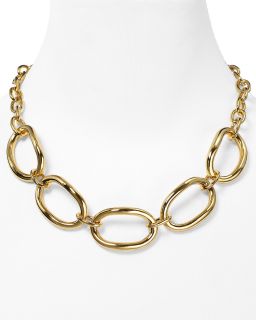 Lee Morris Soho Frontal Chain Link Necklace, 16