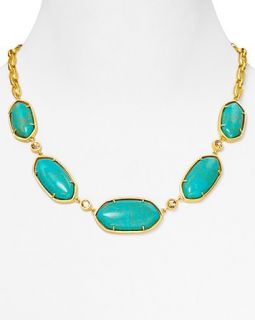 Carolee Lux Frontal Stone Necklace, 17
