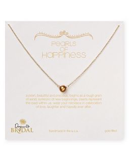Dogeared Bridal Pearls of Happiness Necklace, 18