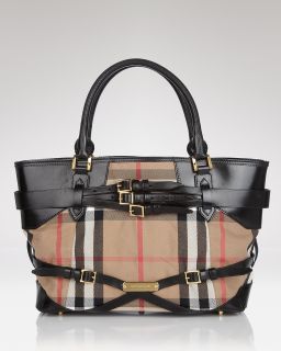 Burberry Tote   Bridle House Check Medium Lynher