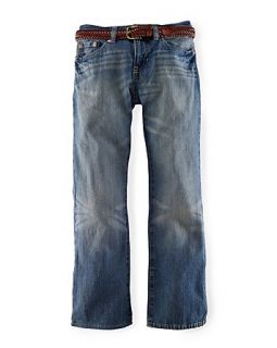 Lauren Childrenswear Boys Slim Fit Jeans in Mott Wash   Sizes 8 20