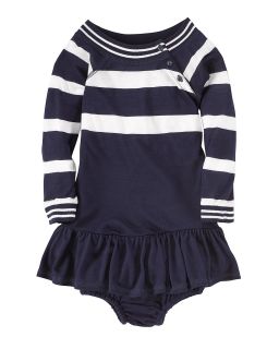 Girls Engineered Stripe Dress   Sizes 9 24 Months