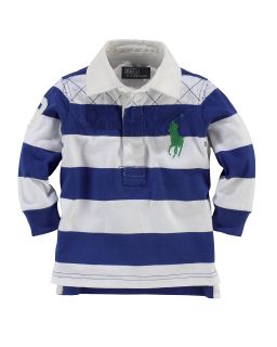 Infant Boys Woven Collar Rugby   Sizes 9 24 Months