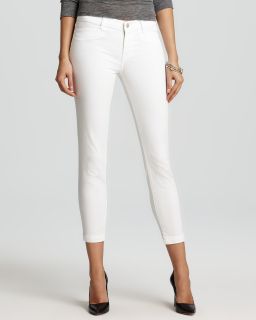Brand Jeans   Harper Mid Rise Twill Capri in White