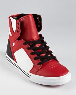 Supra Boys Red Skytop Sneakers   Sizes 11 12 Toddler; 13 Child