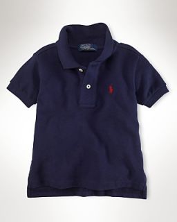 Ralph Lauren Childrenswear Infant Boys Solid Mesh Polo   Sizes 9 24