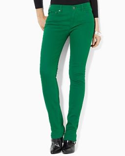 Lauren Ralph Lauren Slimming Modern Straight Jeans in Evergreen