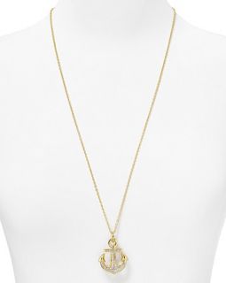 Knots & Anchors Pavé Anchor Pendant Necklace, 30