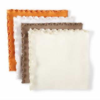 wave edge napkin 22 x 22 price $ 35 00 color coffee quantity 1 2 3 4