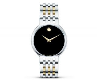 Esperanza® Two Tone Stainless Link Watch, 34 mm