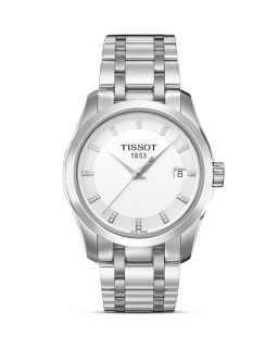 Tissot Special Edition Couturier Womens Diamonds White Quartz Watch