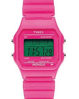 Timex 80 Pink Neon Plastic Watch, 35mm