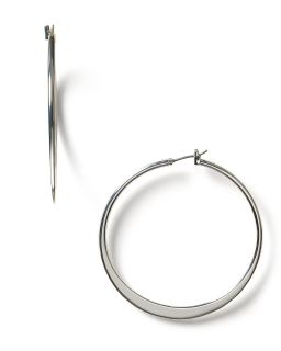 knife edge hoop earrings price $ 36 00 color silver quantity 1 2 3 4