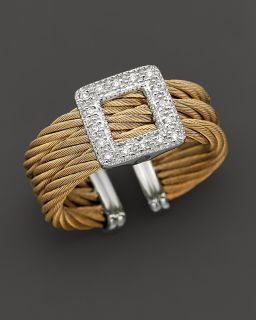 Charriol Square Classique Diamond Ring