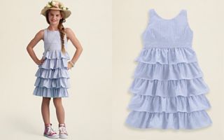 Ralph Lauren Childrenswear Girls Seersucker Dress   Sizes 7 16_2