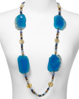 Lauren Expedition Multi Bead Agate Necklace, 36