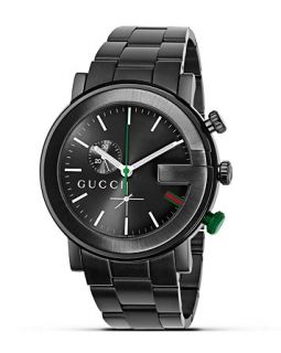 Gucci G Chrono Collection Black PVD Watch, 44 mm