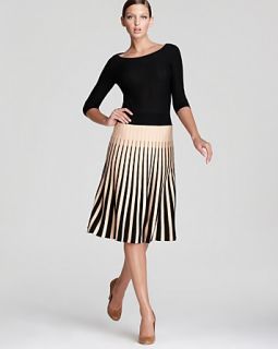 Sonia Rykiel Dress   Knit with Pleated Skirt