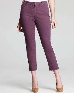 Not Your Daughters Jeans Plus Alisha Fitted Ankle Jeans in Aubergine
