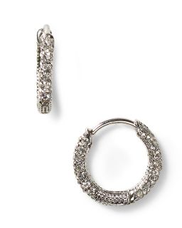 Nadri Small Pavé Huggie Hoop Earrings