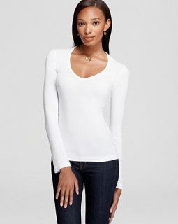 splendid 1x1 v neck tee price $ 48 00 color white size select size l m