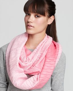 echo pleated ombre loop scarf price $ 48 00 color pink light pink