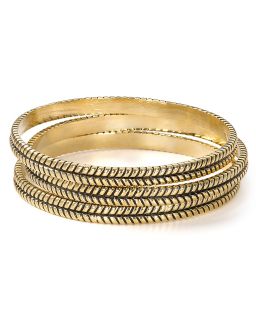 thin textured bangle set price $ 48 00 color gold quantity 1 2 3 4
