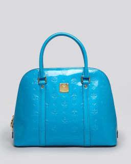 MCM Satchel   Ivana Patent Greta Medium