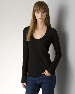 sleeve v neck tee price $ 55 00 color black size select size 1 2 3 4