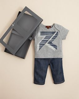 boys logo tee solid jean set sizes 0 9 months price $ 79 00 color