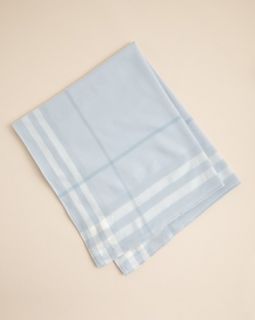 Burberry Infant Boys Wool Check Blanket   Sizes 110 x 98cm