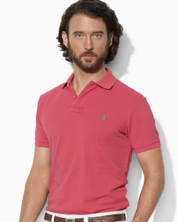 mercerized mesh polo price $ 89 50 color sunset red size select size