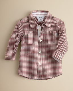 mini check shirt sizes 6 18 months price $ 105 60 color red size 6
