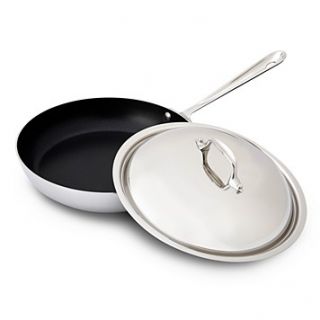 All Clad Stainless Steel Nonstick French Skillet with Lid