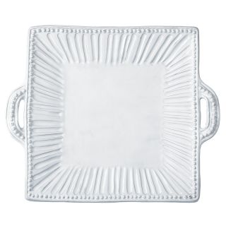 vietri square handled platter price $ 140 00 color white quantity 1 2