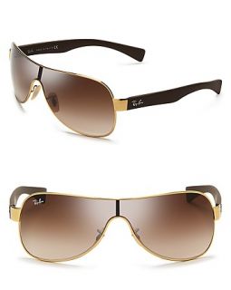 ray ban new shield sunglasses price $ 109 00 color shiny gold quantity
