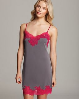 natori enchant chemise with lace price $ 160 00 color charcoal size