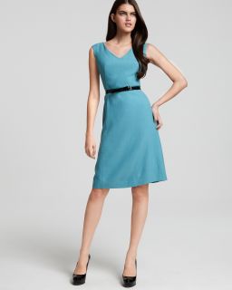 Lafayette 148 New York Bow Tie Belted Dress