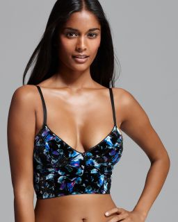 Free People Bra   Crushed Velvet Cropped Bustier #F355F151