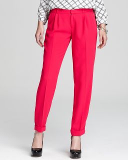 joie pants anderson b crepe price $ 198 00 color bright rose size
