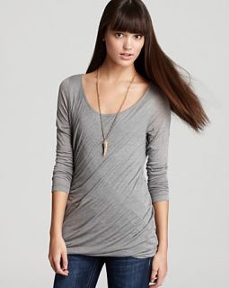 kain label tee willa drape price $ 147 00 color heather grey size one