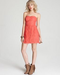 free people dress i heart lace price $ 148 00 color strawberry size