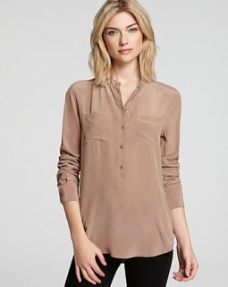 equipment blouse ava long sleeve price $ 208 00 color rosewood size