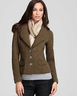 Eileen Fisher Double Knit Double Knit Jacket with Trim