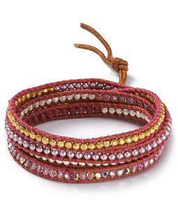 chan luu five wrap mixed bead bracelet price $ 215 00 color pink mix