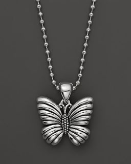 Lagos Rare Wonders Butterfly Pendant Necklace, 34