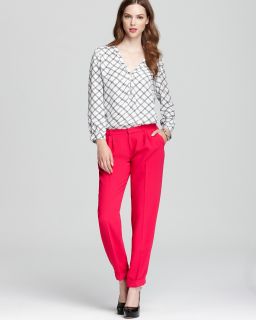 joie blouse pants $ 198 00 $ 244 00 black and white with a dash of