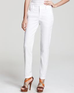 vince trousers stretch linen price $ 225 00 color white size select