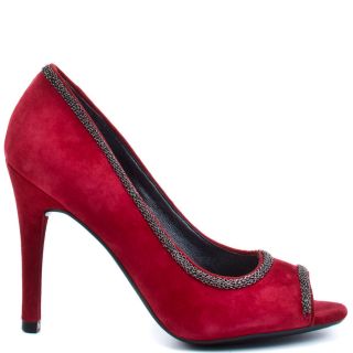 Janine   Red Suede, Caressa, $127.49