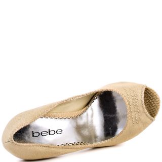 Bebe Shoess 0 Charla   Cream Fabric for 109.99